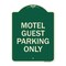 Signmission Motel Guest Parking Only Heavy-Gauge Aluminum Architectural Sign, 24" x 18", G-1824-23871 A-DES-G-1824-23871 - alternate 1